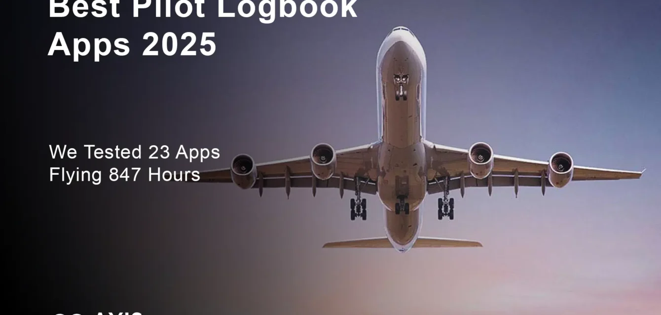 Best Pilot Logbook Apps 2025 comparison chart showing top 10 tested applications for professional pilots