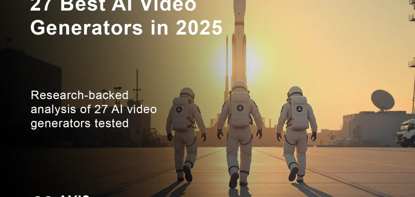 Best AI video generator comparison chart showing performance scores for Sora, Kling, Runway and other top platforms in 2025
