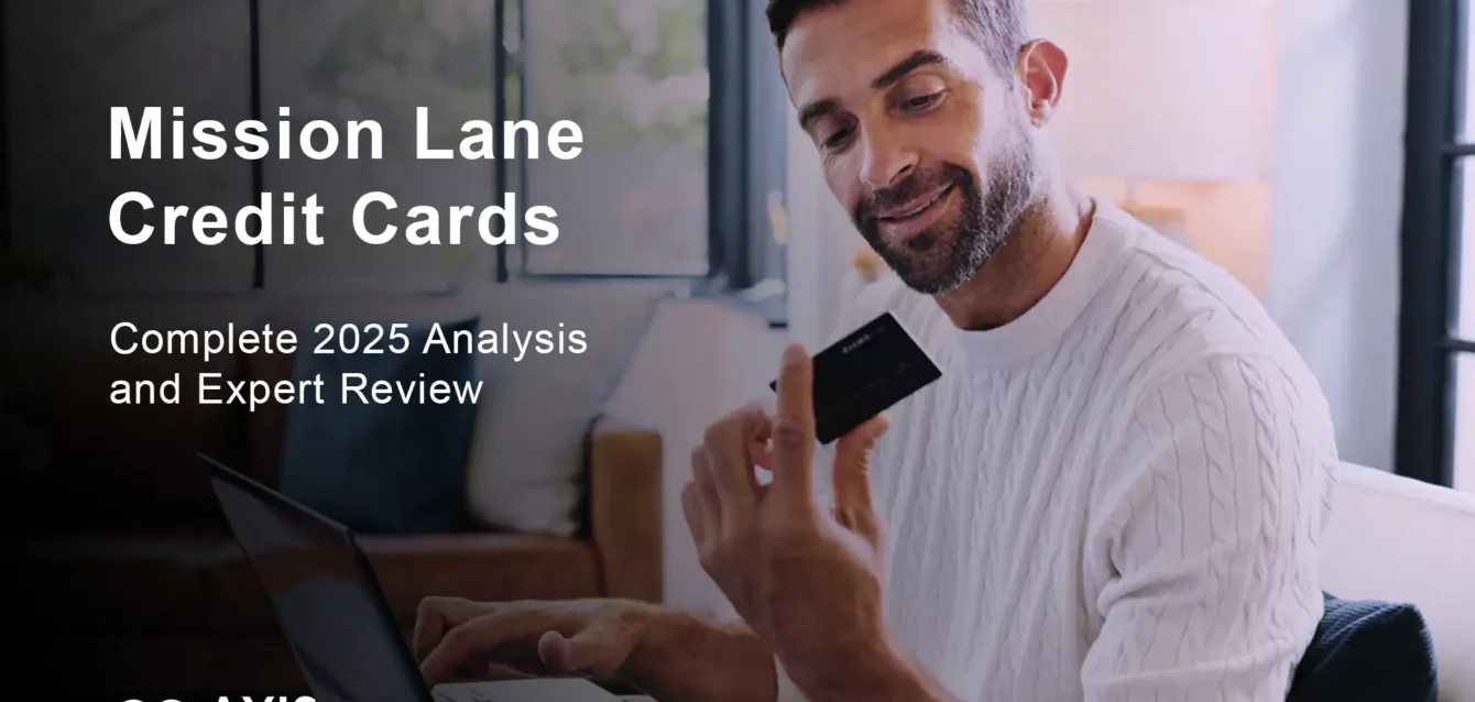 Mission Lane credit card comparison chart showing rates fees and benefits 2025