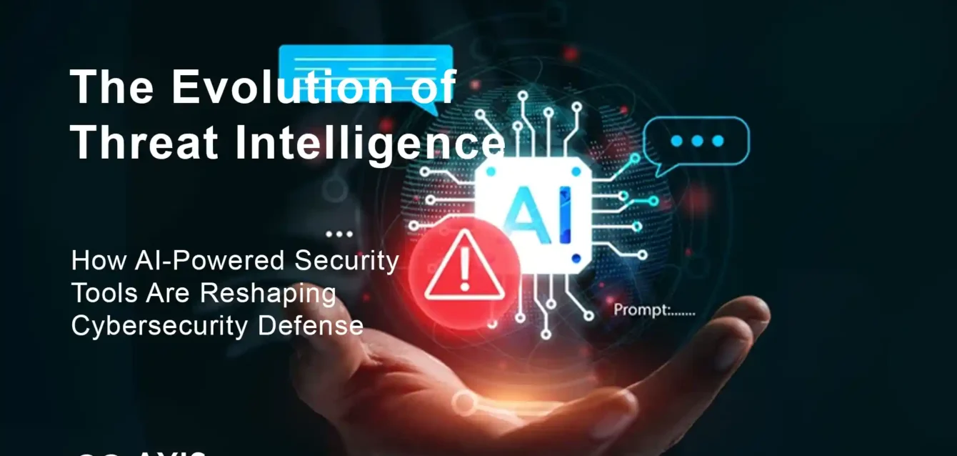 AI-powered cybersecurity dashboard showing threat detection analytics