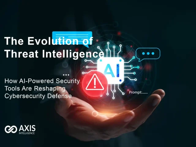 AI-powered cybersecurity dashboard showing threat detection analytics
