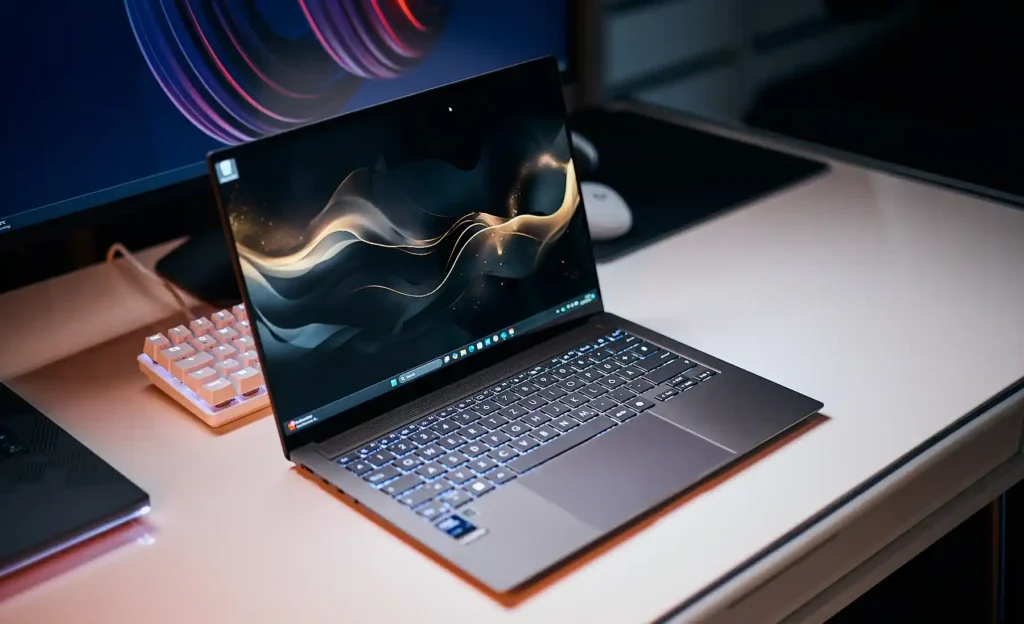 ASUS Zenbook S 14 best Windows laptop 2025 open display