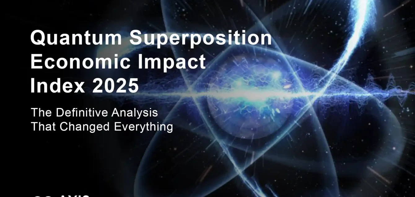 Quantum superposition economic impact index QS-EII 2025 showing 447% growth from 189 to 847 score
