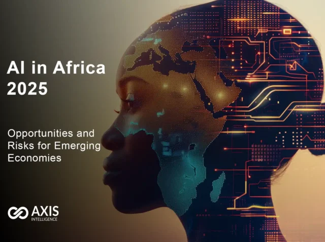 Carte du développement de l'IA en Afrique montrant les principaux pôles technologiques et centres d'innovation à travers le continent.