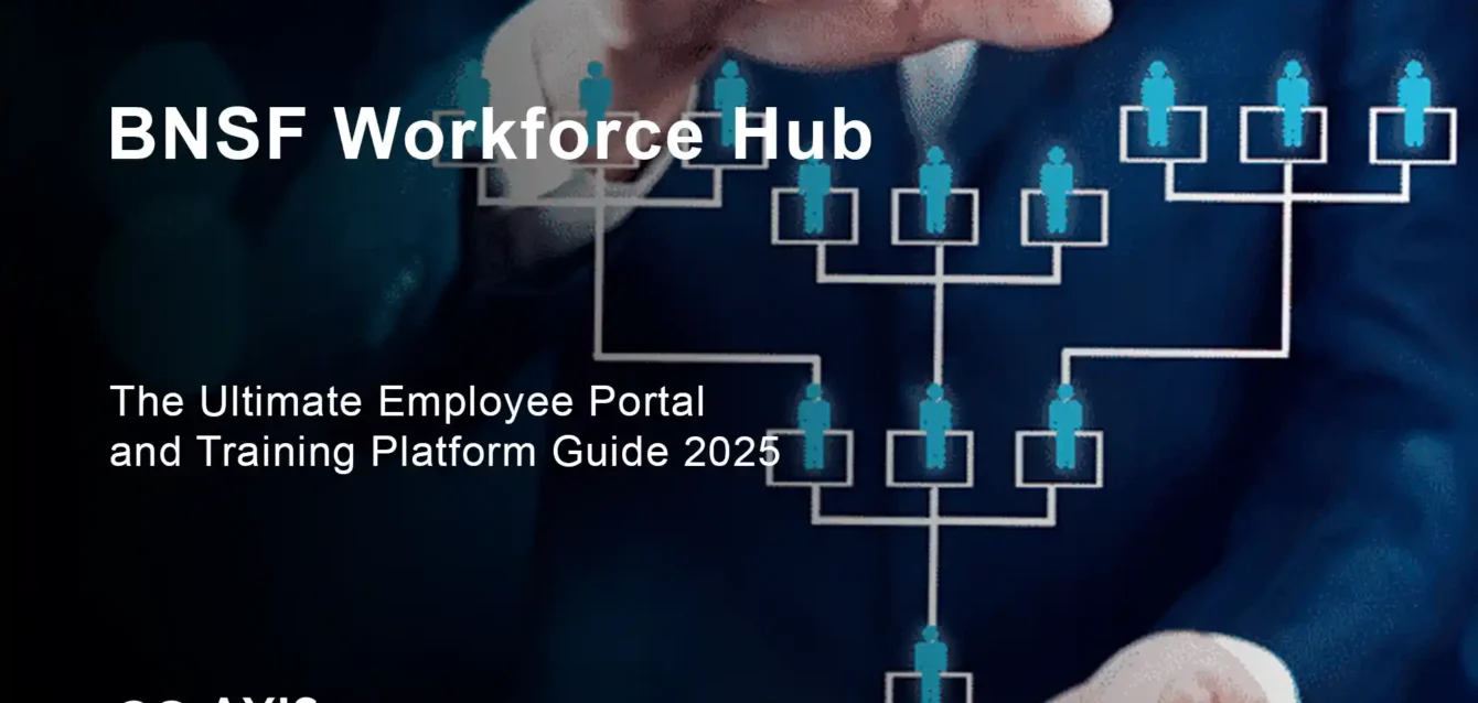 BNSF Workforce Hub employee portal dashboard interface training platform
