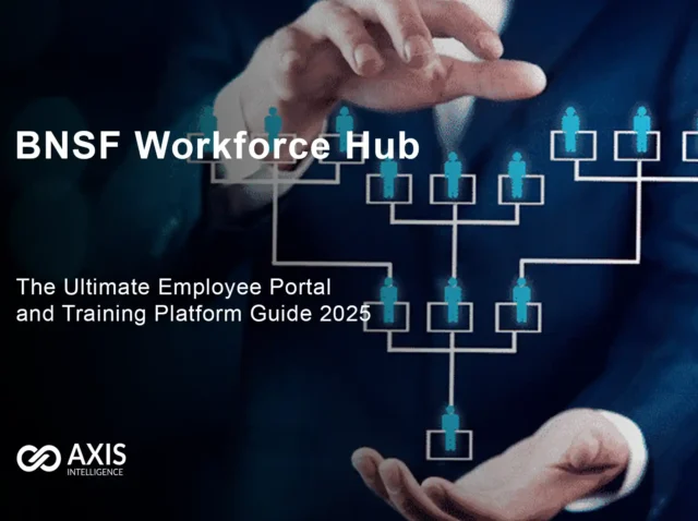 BNSF Workforce Hub employee portal dashboard interface training platform