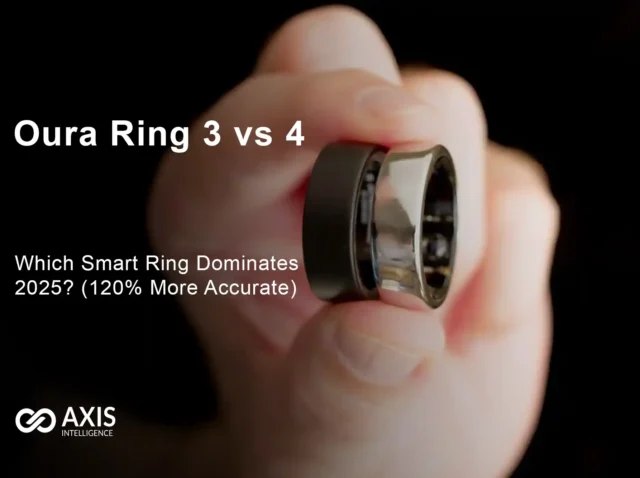 Oura Ring 3 vs 4 side by side comparison showing design differences and Smart Sensing technology in 2025