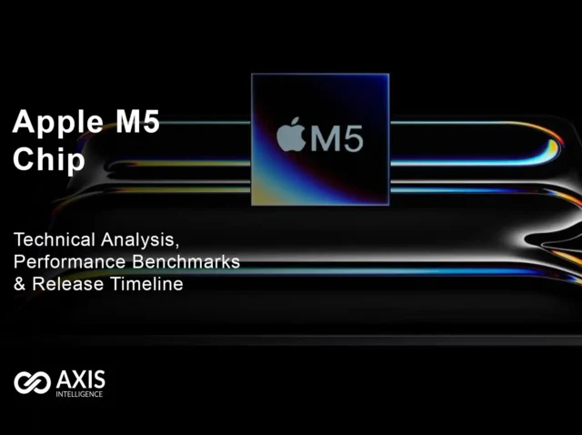 Apple M5 chip architecture showing CPU GPU and Neural Engine layout
