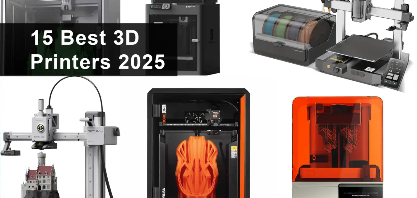 Best 3D Printers 2025 Comparison Best 3D printers 2025 side-by-side comparison showing FDM and resin models