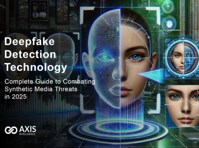 Deepfake Detection Technology Deepfake detection dashboard displaying real-time analysis of synthetic media with CNN neural network visualization and threat alerts for enterprise security
