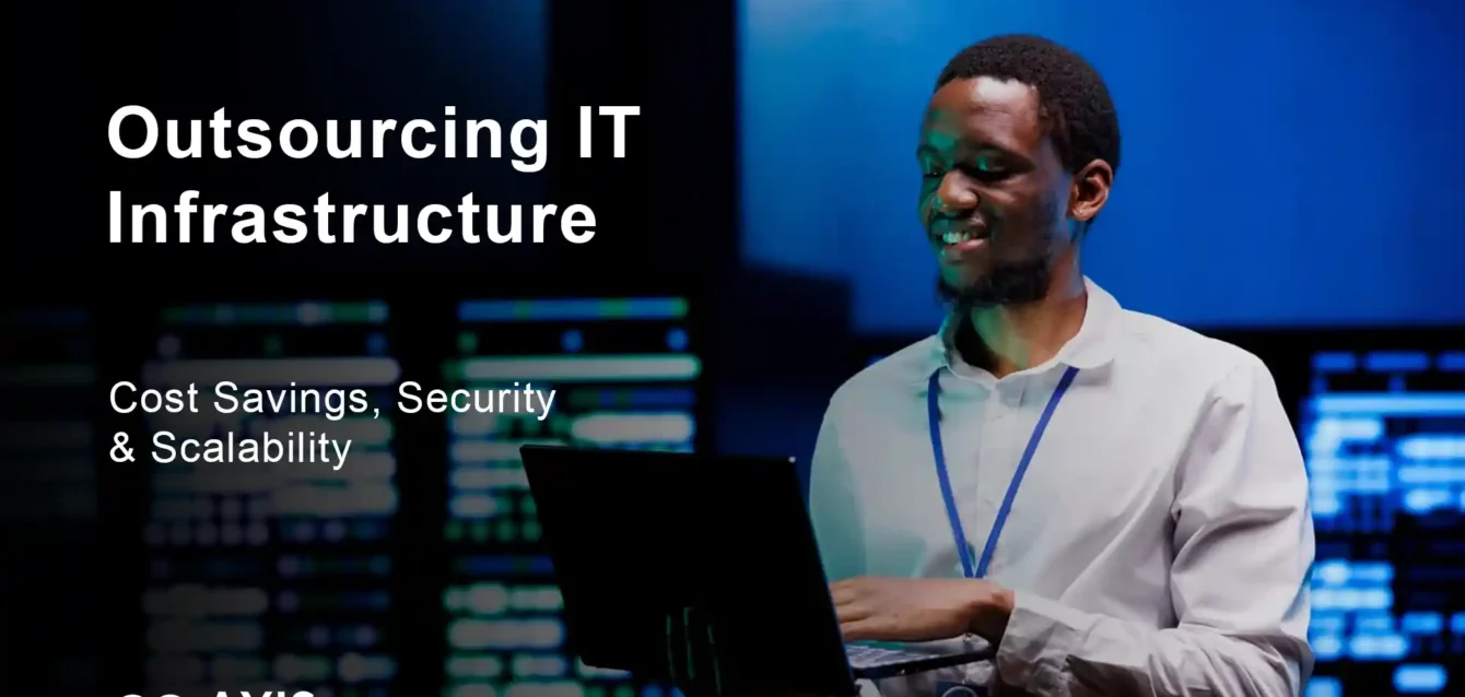 Outsourcing IT Infrastructure 2025 IT infrastructure outsourcing benefits including 40-60% cost reduction and 24/7 security monitoring