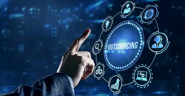 Outsourcing IT Infrastructure: Cost Savings, Security & Scalability 1 Cost comparison chart showing outsourced IT infrastructure vs in-house operations savings