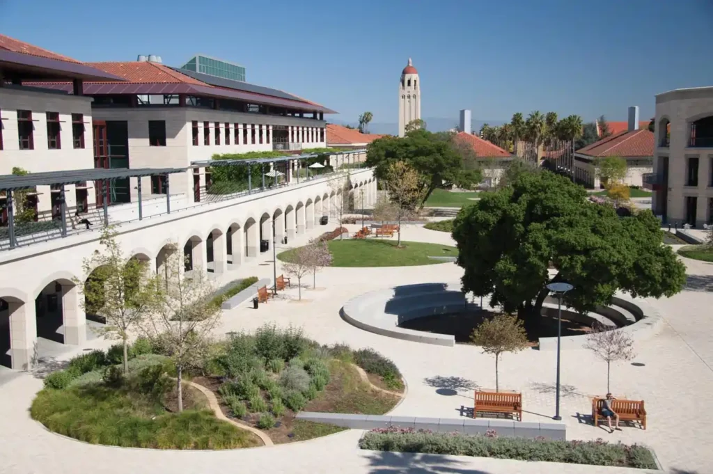 Stanford University engineering campus