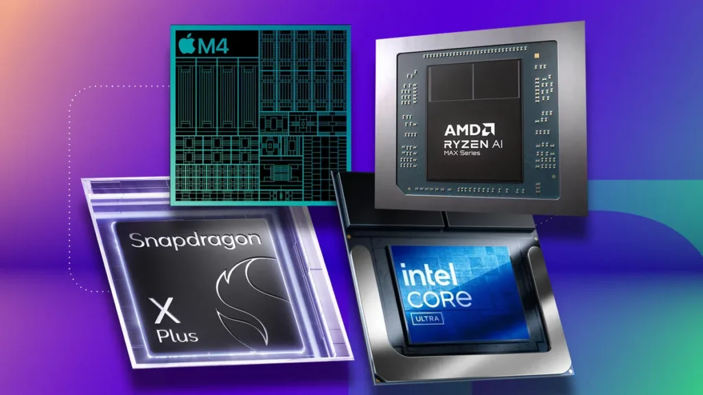 Laptop processor comparison 2026: Intel Core Ultra vs AMD Ryzen AI vs Snapdragon X2 vs Apple M5