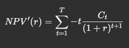 Internal Rate of Return (IRR): The Definitive 2025 Guide for Investors & Analysts 3 Newton-Raphson Method: Uses derivative of NPV w.r.t. r: