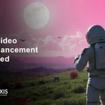 AI video enhancement speed comparison chart