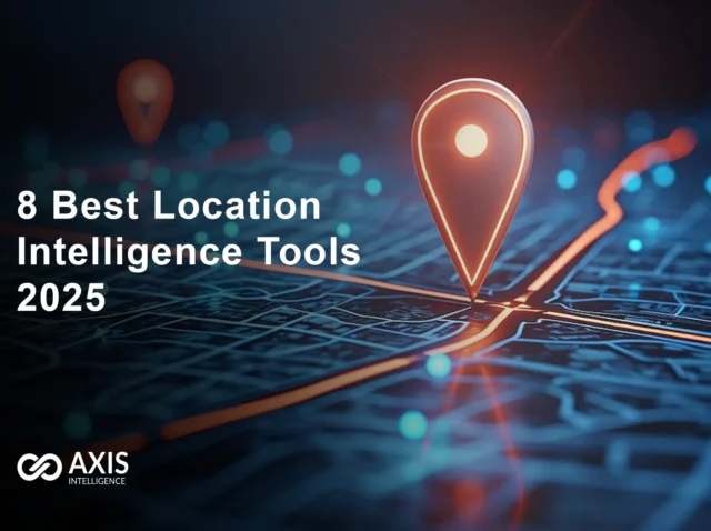 Comparison of 8 best location intelligence tools for 2025 showing features and pricing