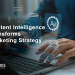 Content intelligence dashboard showing real-time analytics and optimization suggestions