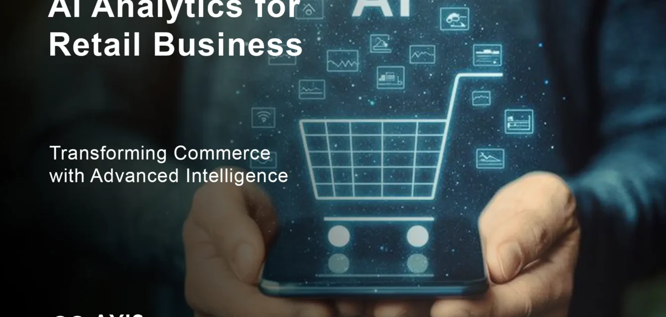 AI Analytics for Retail Business 2025 dashboard showing real-time customer insights predictive forecasting and revenue optimization