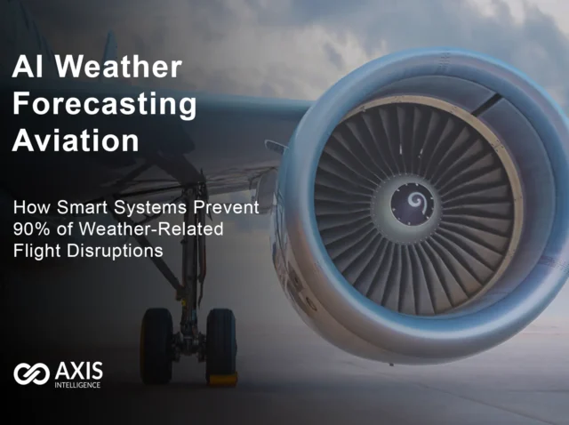 AI Weather Forecasting Aviation system displaying real-time aviation weather data for flight safety