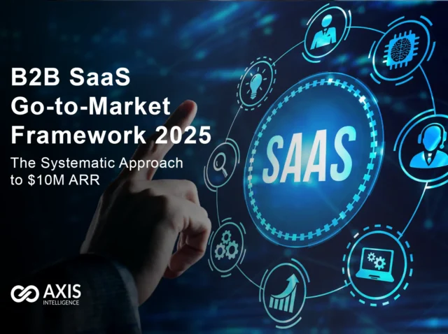 B2B SaaS Go-to-Market Framework diagram showing 7 phases implementation GUIDE