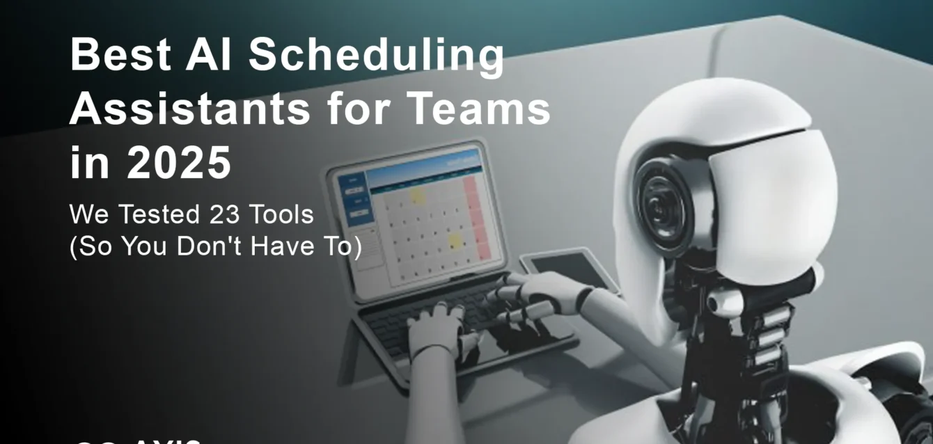 Best AI scheduling assistants 2025 comparison dashboard showing top tools ratings and features
