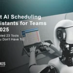 Best AI scheduling assistants 2025 comparison dashboard showing top tools ratings and features