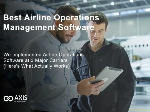 Best Airline Operations Management Software 2025 comparison chart