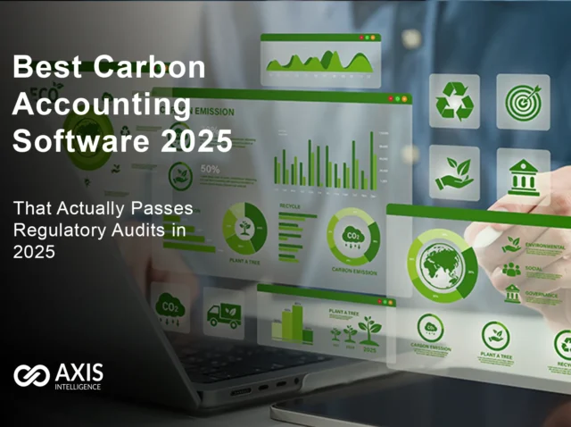 Best Carbon Accounting Software 2025 comparison chart showing top 17 platforms tested for ESG compliance and regulatory audit readiness