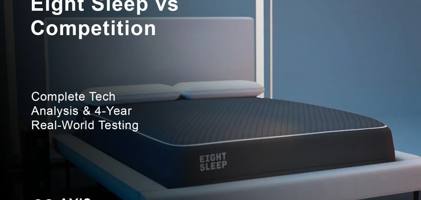 Eight Sleep Pod 5 cover on mattress showing temperature control