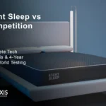 Eight Sleep Pod 5 cover on mattress showing temperature control