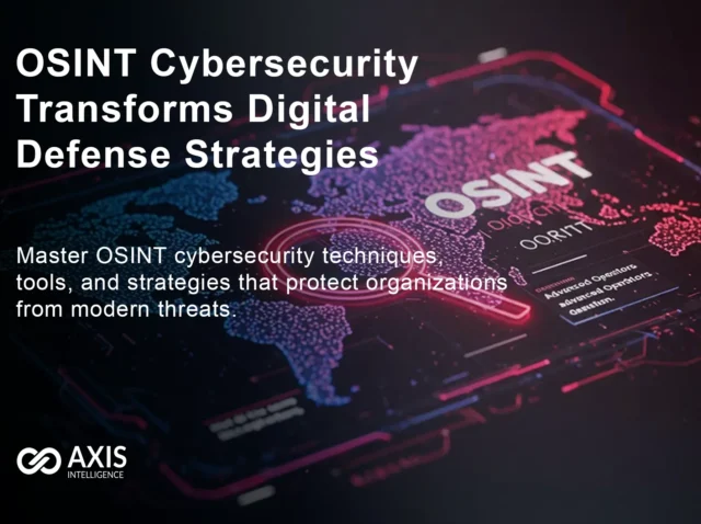 OSINT cybersecurity defense workflow diagram 2025