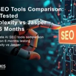 AI SEO tools comparison 2025 Perplexity vs Jasper AI tools comparison performance chart 2025