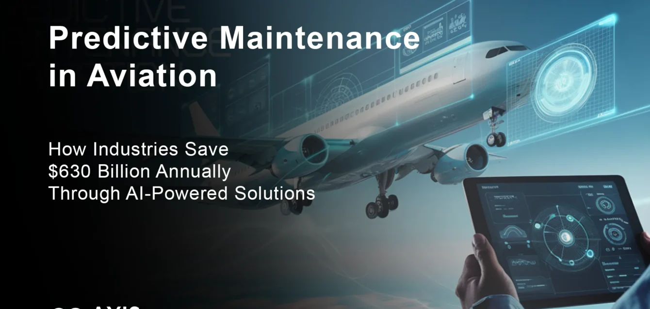 Predictive maintenance in Aviation 2025 dashboard showing real-time equipment analytics and condition monitoring alerts