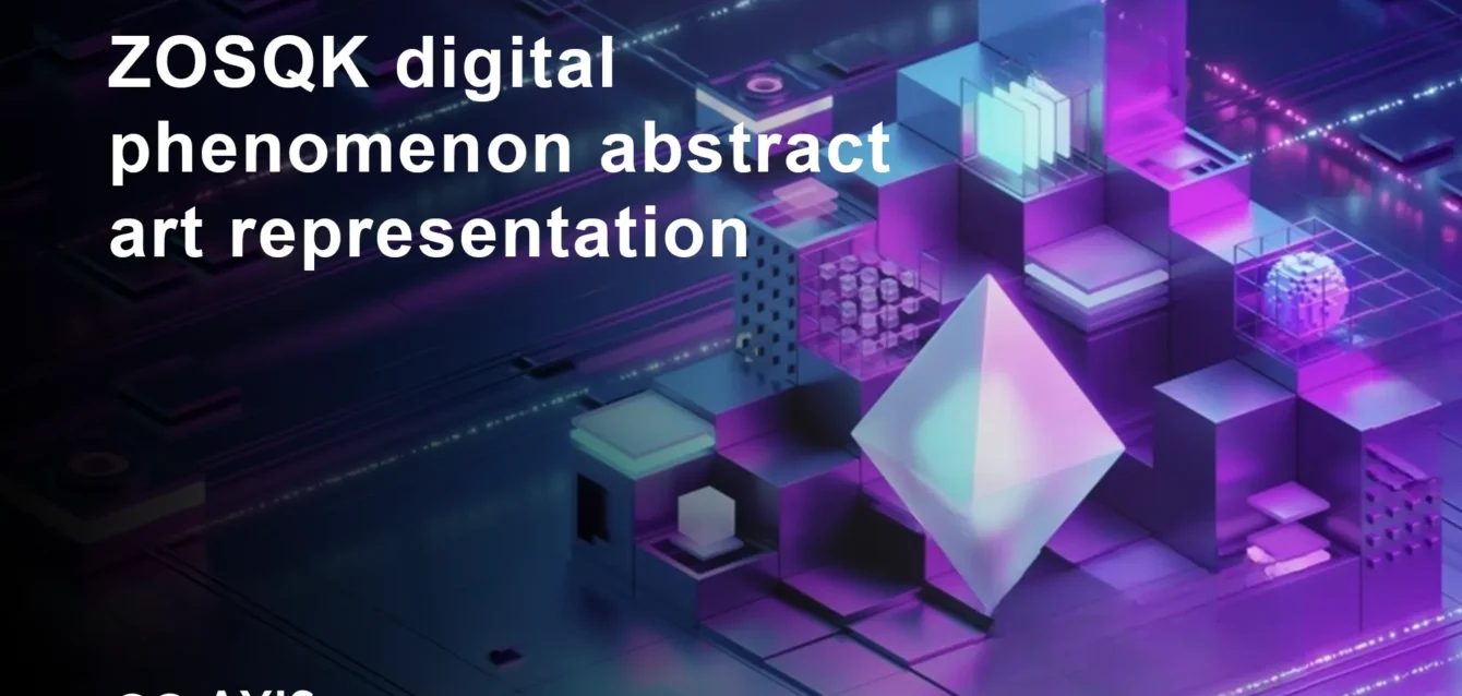 ZOSQK digital phenomenon abstract art representation
