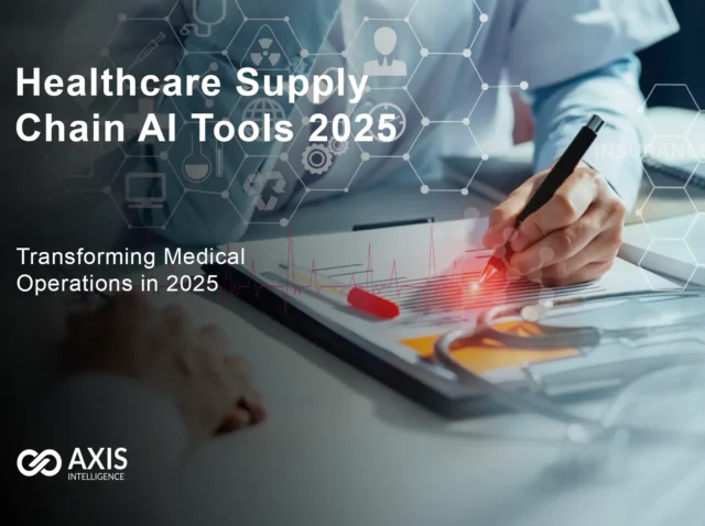 Healthcare Supply Chain AI Tools 2025 Healthcare supply chain AI tools dashboard showing real-time inventory analytics and demand forecasting