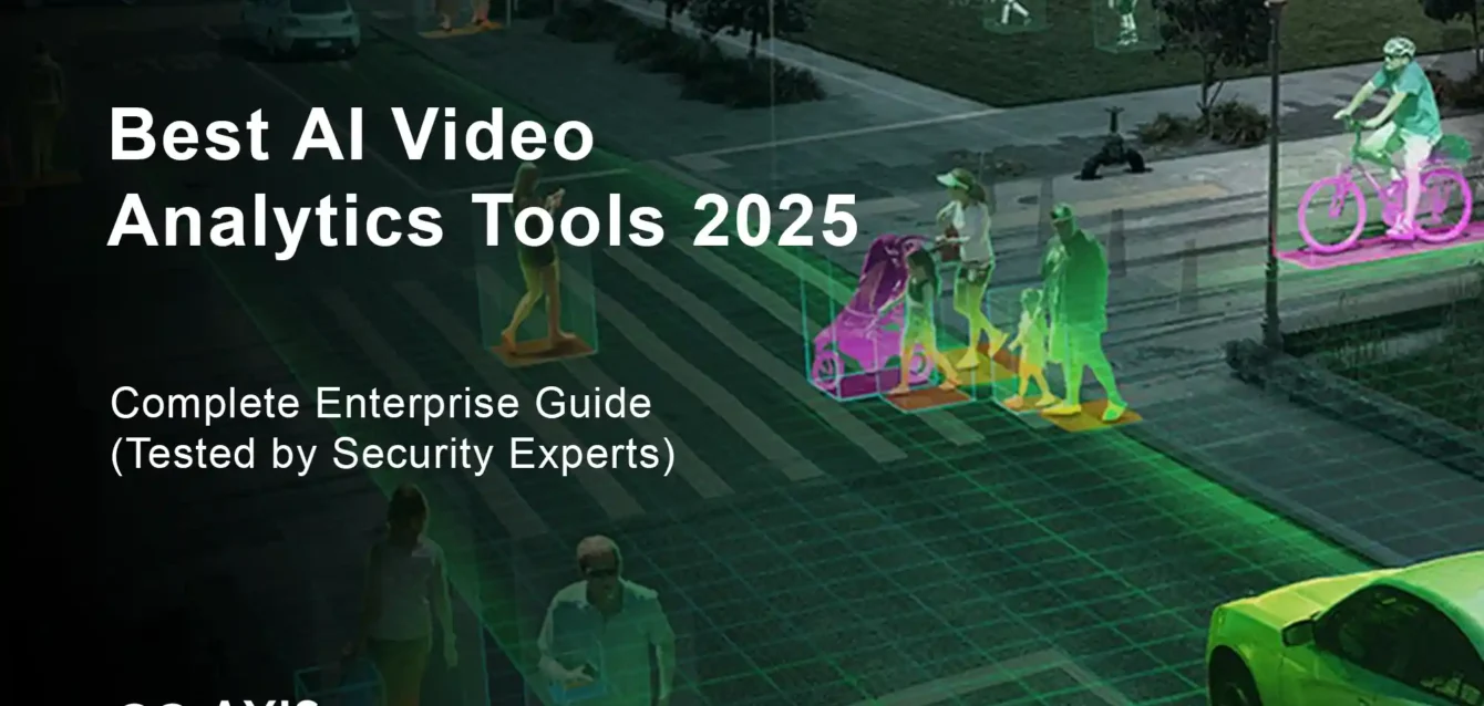Mejores herramientas de análisis de vídeo AI 2025 matriz comparativa que muestra 17 plataformas empresariales con características y precios.