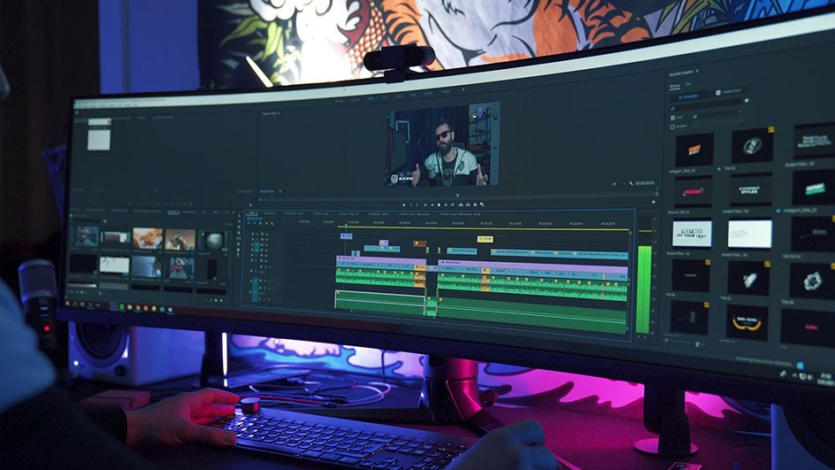 Filmora interface showing timeline and editing tools