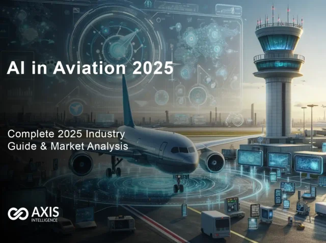 AI in aviation market analysis showing growth projections and technology applications across the industry