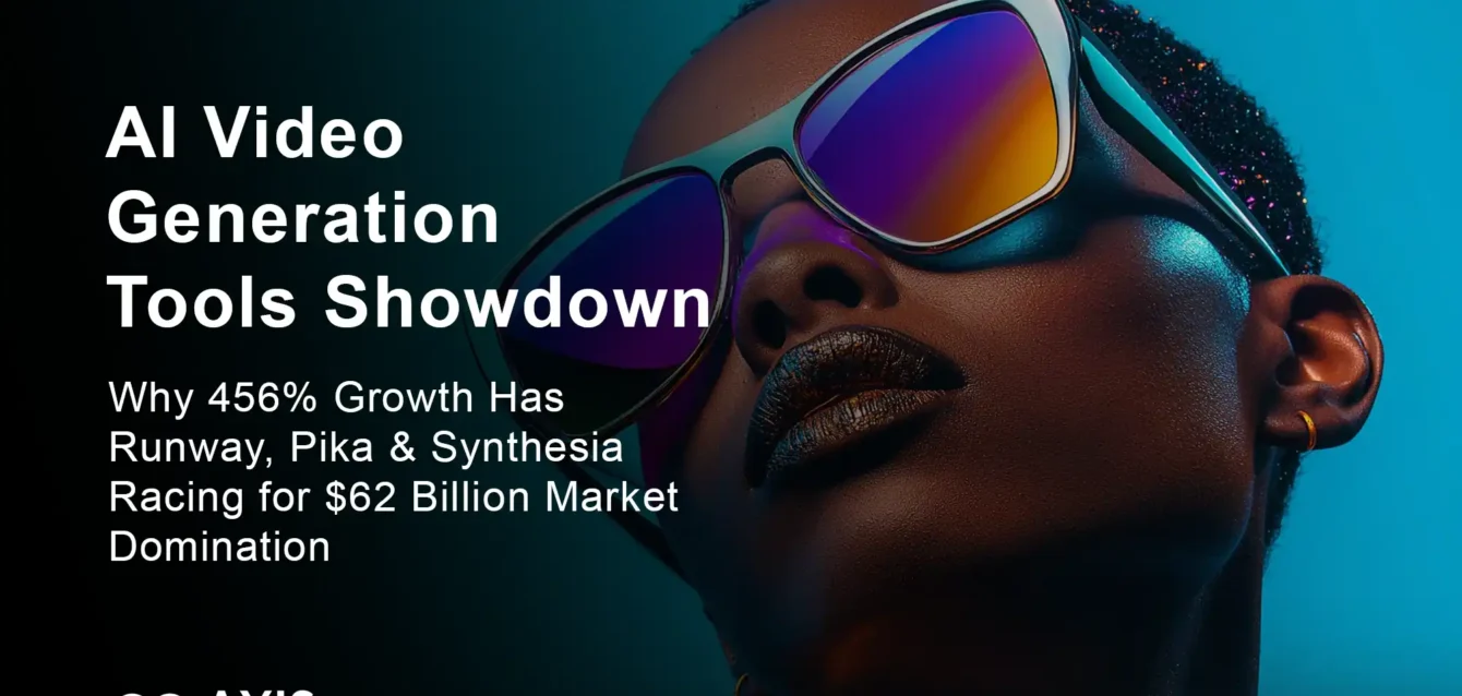 AI video generation tools comparison showing Runway ML Pika Labs Synthesia market analysis 2025