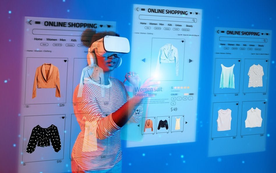 Major AR shopping companies logos including Apple, Google, Meta, Unity, Shopify, and Snap