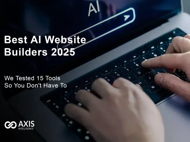 Best AI website builders 2025 comparison showing top 7 platforms