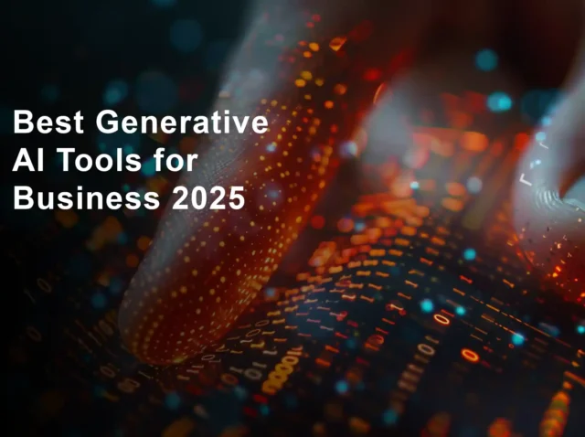 best generative ai tools for business 2025 guide