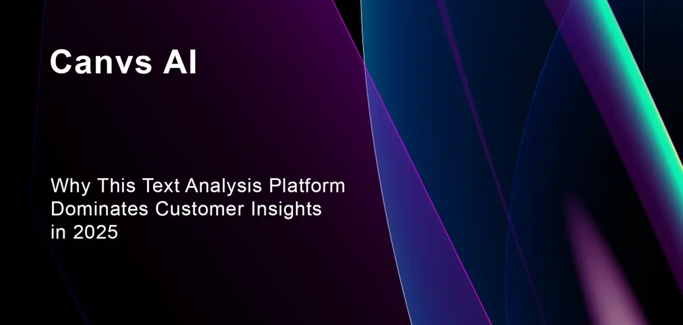 Canvs AI dashboard showing emotion analysis and customer feedback insights