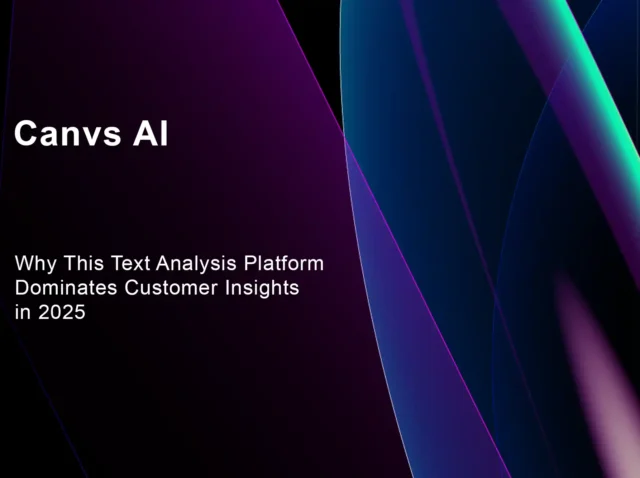 Canvs AI dashboard showing emotion analysis and customer feedback insights