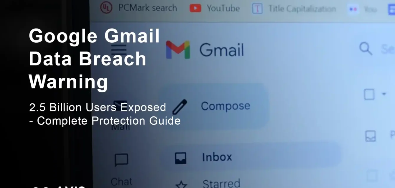 aviso de violación de datos de gmail