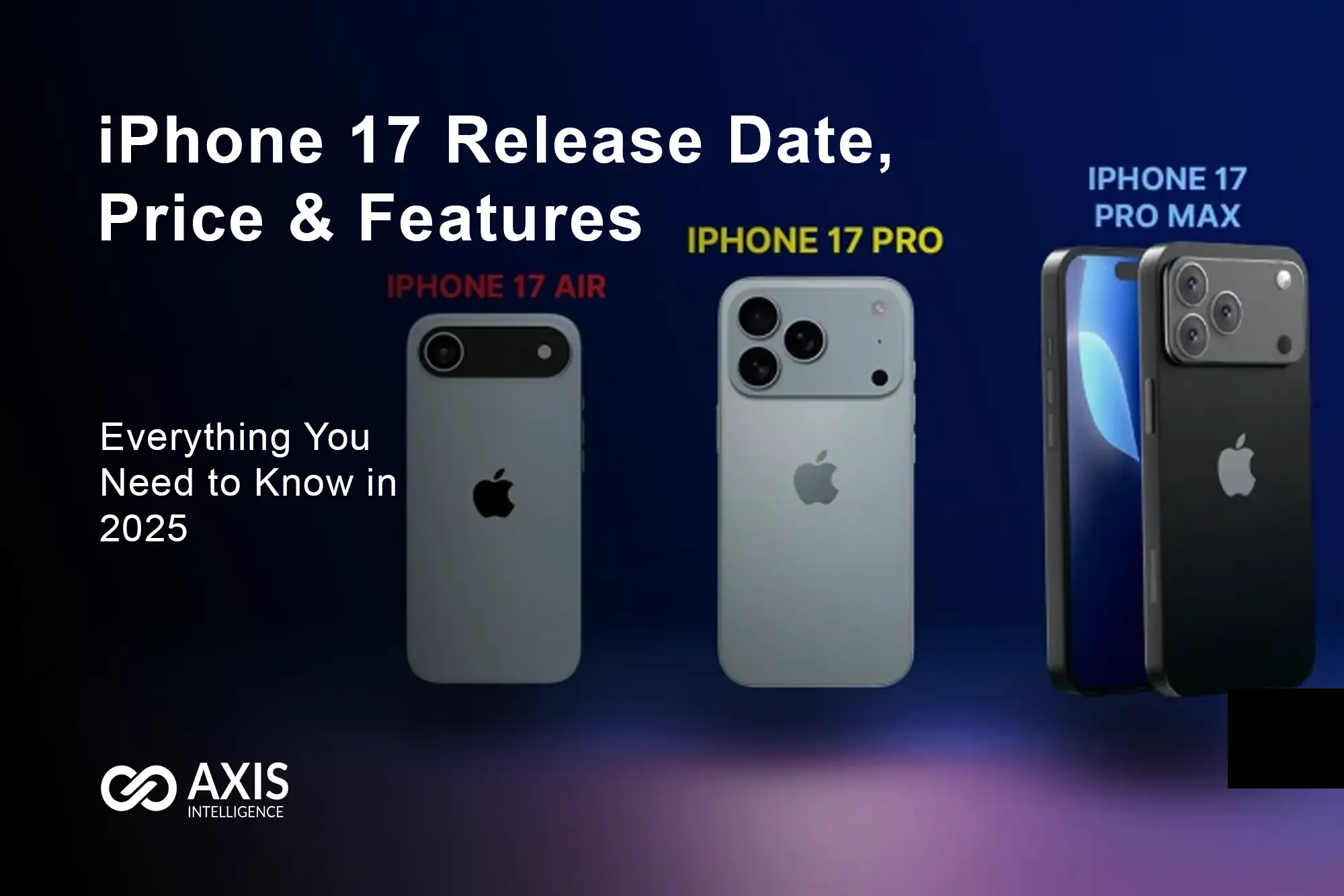 Revolutionary iPhone 17 Air AI Features Explained: Unleash the Power of Apple Intelligence 10 iPhone 17 Air price and features graphic