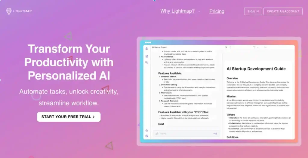 5 Best AI Tools Every College Student Should Try in 2025 5 Lightmap.app – Visualization of Knowledge with the Help of AI