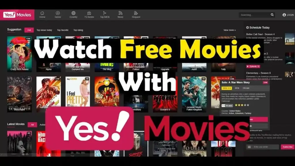 Websites like YesMovies