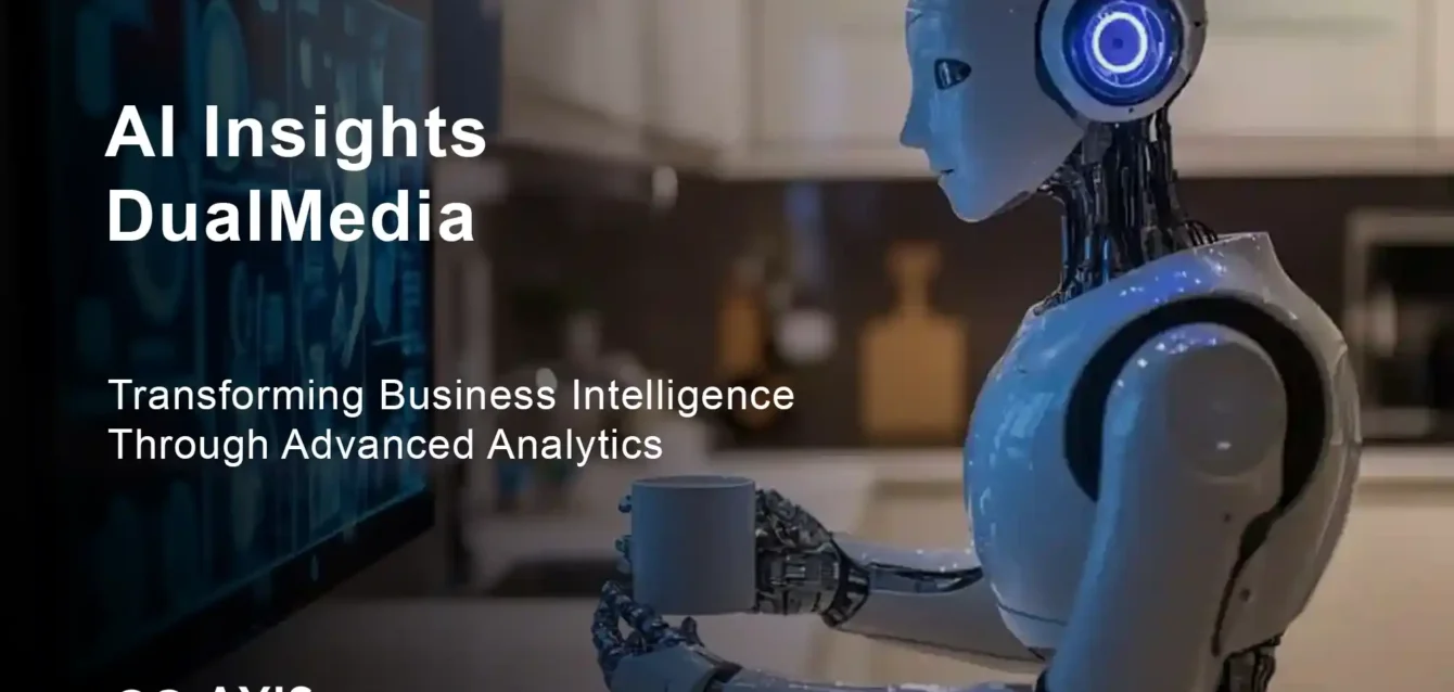AI Insights DualMedia business intelligence platform combining machine learning analytics with omnichannel optimization